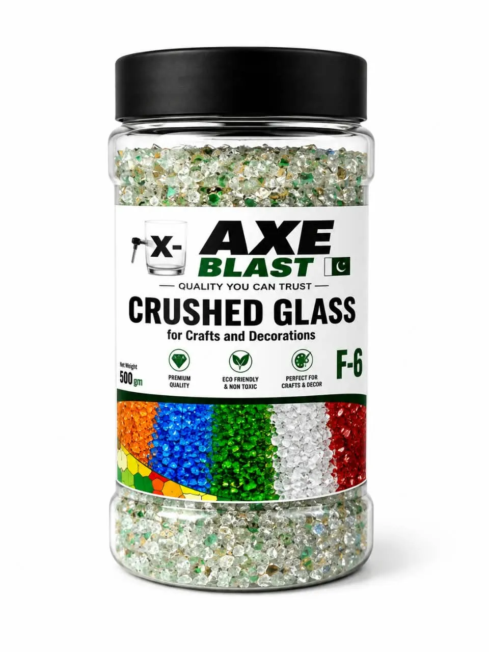 F-6 Galaxy Glass for Resin Art – Decorative