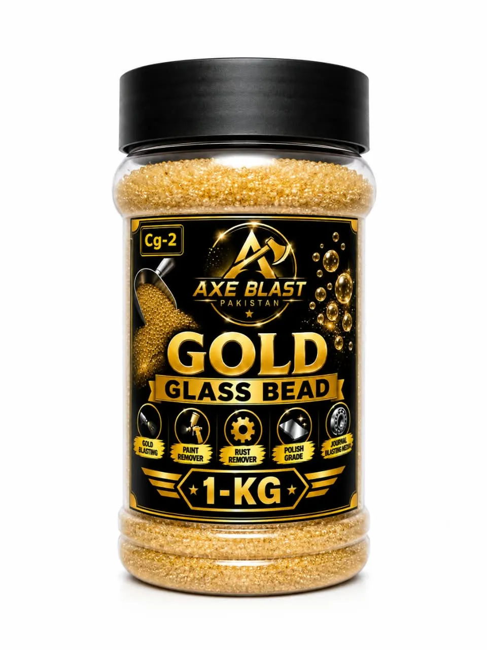 Glass Bead  CG-2 1mm blasting media 